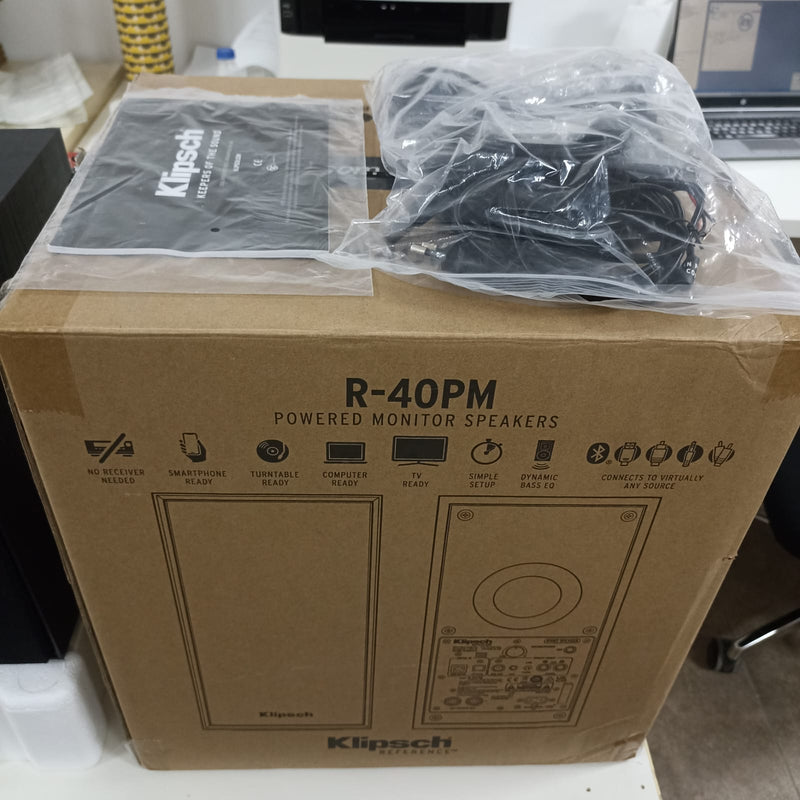 Klipsch R-40PM Referans Serisi Aktif Bluetooth Çift Hoparlör - Kutu Hasarlı