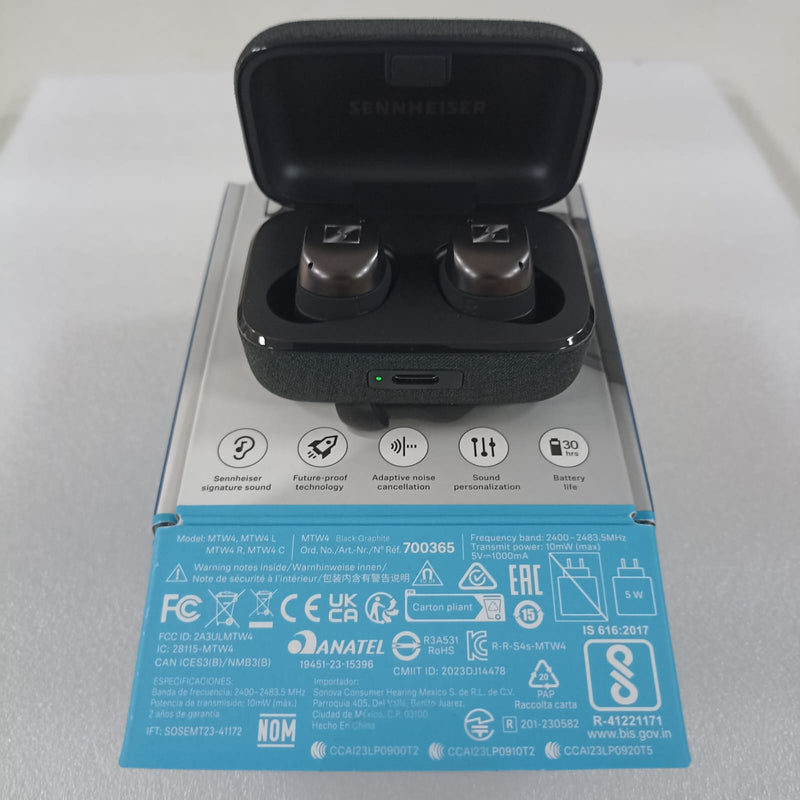 Sennheiser Momentum True Wireless 4 Kulak İçi Kulaklık  (Grafit) (Kutu Hasarlı)